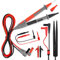 KAIWEETS KET012 Kit di cavi di prova multimetro con clip a coccodrillo, sonda di prova, mini-ganci, pinzette, CAT III 1000V e CAT IV 600V, 10A