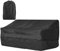 Gartenstuhl Abdeckungen, 210D Oxford Schutzhülle für Gartenmöbel Abdeckung Wasserdicht mit Belüftung für Gartensessel Gartensofa (Schwarz, 193*83*84cm)