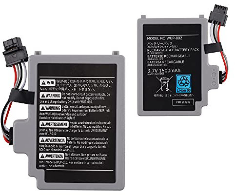 E-yiiviil Battery WUP-012 WUP-002 Compatible with Wii U Gamepad Controller