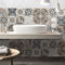 RE-COVERTILES - Adesivi per Piastrelle Bagno e Cucina 24 Pz 10x10 cm - PS00170 Decorazione murale in PVC impermeabile mattonelle mosaico stile cementine Azulejos