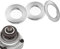 3pcs Saw Blade Adapter Bushing Washers, Metal Circular Saw Blade Ring Reduction Bushing Adapters (16 x 12.7 mm)