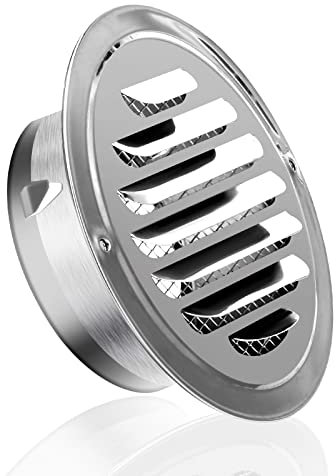 Rejilla de ventilación de 150 mm de acero inoxidable para sótano, cocina, cuarto de baño