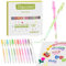 Dacono Gel Tintenstifte, Farbige Gel Stift 12 Farbe Set, 3D Jelly Ink Pens 1.0mm Bold Gel Stifte Coloring Marker DIY fluoreszierende Malerei Stifte…
