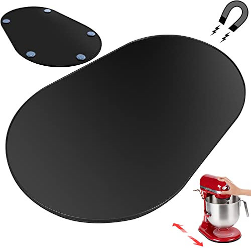 Metal Mixer Slider Mat for KitchenAid 5-8 Qt Bowl Lift Stand Mixer - Kitchen Appliance Sliding Tray Countertop Mixer Mover Slide Mats Pad Compatible with Kitchen Aid Professional 600 Stand Mixer