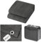Laneetal Vorzeltteppich 250x350cm, Campingteppich Outdoor mit Heringe Campingmatte, Zeltunterlage,Outdoor Teppich für Wohnmobil, Zeltteppich mit ösen Tragetasche aus HDPE 280 g/㎡, Zeltböden,Anthrazit