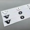 LEARNE Für Volvo Letters Rear Boot Trunk Emblem Badge Aufkleber Chrom Schwarz ABS Auto Logo XC90 XC60 XC40 XC70 XC80 S60 S80 S90 V40 V60,Chrome Silver
