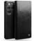 Custodia Per Samsung Galaxy S23/S23 Plus/S23 Ultra, Custodia Flip in Vera Pelle Con [Porta Carte] [Cavalletto] Custodia Magnetica Protettiva Per Telefono Folio, S23 Ultra,Black