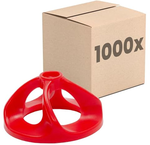 Dalsys Fliesen Nivelliersystem 1000 Hauben, Verlegehilfe Set, Fliesenleger Werkzeug