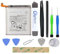 OnlyTech - Kit di riparazione batteria per Samsung Galaxy S20 Ultra 4G & 5G SM-G988-5000mAh - con 10 strumenti e adesivi