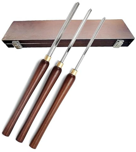YAOBAO Drechseleisen Set, Drechselwerkzeuge Hss,Drechselmesser Drechselbank ZubehöR DrehmeißEl Techbeitel Set FüR Holz SchruppröHre Drechseln Drechseleisen SchalenröHre Drechselbeitel