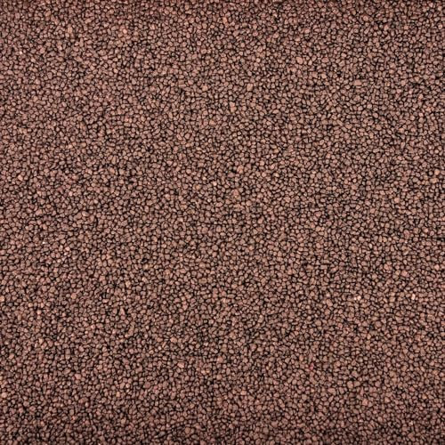AquaOne Aquarium Kies 20 kg Bodengrund braun 1,6-2 mm I Aquariumkies Premium Qualität I Quarzkies abgerundete Körnung I Aquariumkies Deko Aquascaping Dekoration