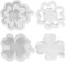 2 Stück Silikonformen Gießformen Blume, Silikonform Blume Gips Zum Gießen Silikonform Frühling Silikonform Ostern Silikon Gießform Blume Gießformen Silikon Giessform Silikon für Kerzen Gips Seifen