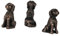 Baoblaze 3X Pot Feet Planter Elevator Garden Plant Vase Animal Figure Statue for Park Home Deck Outdoor Planters Indoor Plants, Dog 5.3x3.2x2.5cm