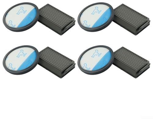 Lot de 4 filtres HEPA compatibles avec aspirateur Rowen-ta Compact Power Cyclonic RO3731EA R03753EA RO3786EA RO3724 MO3786, remplace ZR005901, filtres et filtres moteur