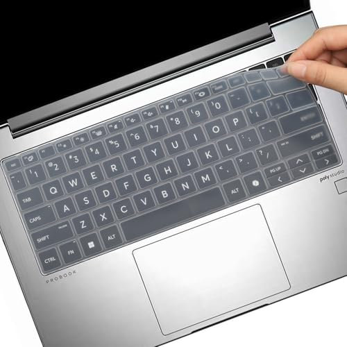 Keyboard Cover for 2025 2024 HP EliteBook 640 645 G11 14 & HP EliteBook 1040 G11 14 Laptop Accessories Protective Skin, US Layout(Not fit EliteBook 640 645 1040 G8/G9/G10 or Older) -Clear