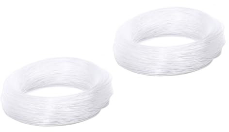 Gadpiparty 2 Stk Glasfaser transparentes Glühkabel Faseroptisches LED-Licht faseroptisches Lichtkabel LWL-Patchkabel LED-Poolbeleuchtung Faserspleißen lichtwellenleiter fiber optic cable Weiß