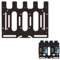 Support Mural pour Batteries Makita et Chargeurs, Batterie et Chargeur 18V, Support Mural pour Support de Batterie, pour Ateliers et Garages (b)