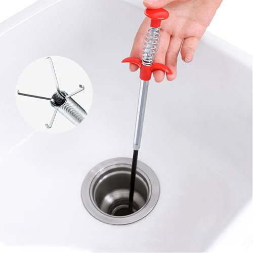 Pince Deboucheur Canalisation 160cm, Pince Telescopique Flexible Pince Flexible Griffe Drain Snake, Pince de Ramassage Pince Attrape Tout, Pince Ramasse Objet Pour Cuisine Salle De Bain Égouts Wc