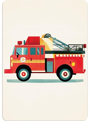PACKLIST® Geburtstags- und Party-Einladungskarten – 12 personalisierbare Einladungskarten mit Feuerwehr-Thema für deine Feier! Mit diesen Einladungen wird jede Party ein Erfolg. Let’s PARTY!