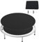 UISEBRT Trampolin Sprungtuch für 10ft | Ø 304cm Trampoline, Ersatzmatte für Trampoline mit 60 Ösen und 2 Federspanner, Trampolin Sprungmatte, UV-beständig und 8-Fach Vernäht, 100kg belastbar, Schwarz