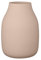 blomus Vase -COLORA- | Blumenvase aus Keramik | Farbe Indian Tan | Größe L Ø14x20H cm | hochwertige Handarbeit