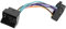 PQ zu MQB Transfer Line Radio -Adapterkabelbaum, Farbcodierte Drähte, ABS -Material, Conektor PQ, Conektor A, Conektor MQB mit PQ zu MQB Transfer Line Funkadapter