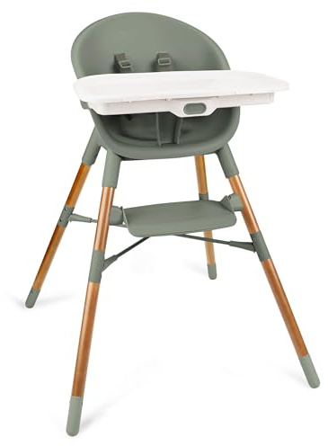 Skip Hop Baby High Chair 4-in-1 Convertible High Chair, EON, Thyme