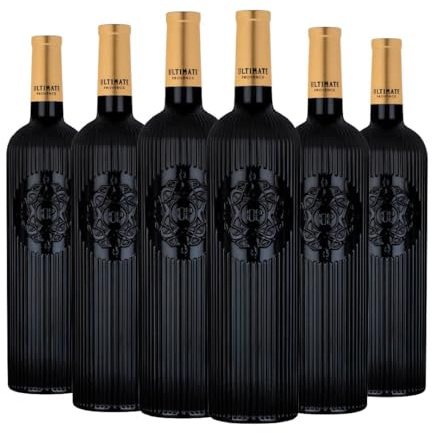 Ultimate Provence - Red Wine Côtes de Provence AOP - Syrah and Cabernet Sauvignon - Complex Elegant & Spicy - Vegan - Perfect for Celebrations - Case of 6 x 75cl Bottle