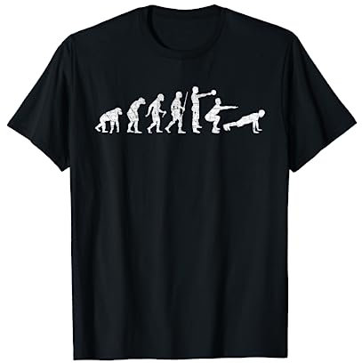 Evolution Kettlebell Burpees Squats Push Ups Workout T-Shirt