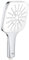 GROHE Rainshower 130 SmartActive Cube | Handbrause 3 Strahlarten | moon white | 26551LS0