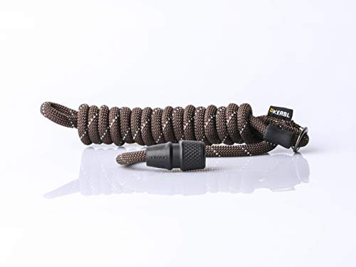 GOLEYGO Hundeleine Rope, Braun, Reflektiert leuchtend , Größe S 1,4-2m, Sicherer Magnetverschluss, Inkl. Adapter-Pin, Hundeleine für kleine Hunde bis 15kg, Maximale Belastung 100kg