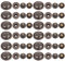 MILISTEN 20 Sets Antique Snaps Geschmack Vintage Metall Druckknopf Nähen Auf Snaps Befestigungen für Jacke Tasche Verschlüsse Leder Nähen Handwerk DIY