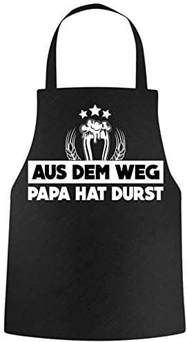 Spaß Kostet Grillschürze für Männer Sprüche Aus dem Weg Papa HAT Durst