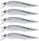 YFPICO Unlackierte Angelköder DIY Blank Köderfische Swimbait Mit 3D Augen Hecht Köder Jerkbait Crankbait Wobbler Kunstköder Minnow Popper Pencil VIB (20 Stück,12cm/12g)
