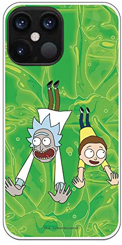 Personalaizer Schutzhülle für iPhone 12 Pro Max - Rick und Morty Säure Hintergrund