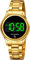 Digitale Armbanduhr Damen Edelstahl Armband Touchschreen Business LED Damenuhr Kalender Rund Elektronische Uhr Frauen 30M Wasserdicht Gold Silber Schwarz