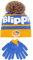 Blippi Kinder Wintermütze und Handschuhe Set Blau One Size