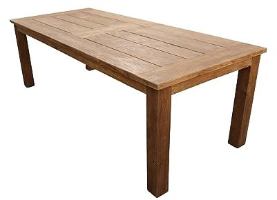 4 jahreszeiten gartenmobel Gartentisch Jakarta | 180 x 90 cm | Teakholz