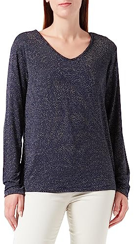 PIECES PCBILLO LS V-Neck Lurex Stripes NOOS QX