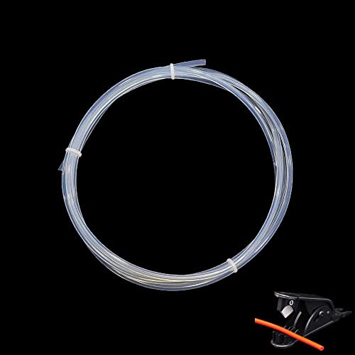 Super Print 3-Meters PFA Teflon Bowden Tube 260 Celsius High Temperature Transparent PTFE tubing 2 X 4mm for 1.75mm Filament for Ender 3 CR-10 MK3 MK3S Mega 3D Printer ect.9(PFA)