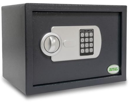 Amig – Tresor für zuhauser mit Code | Integrierte Sicherheitsbox | Stahl | Getarnt | Ideal für Zuhause | Schutz von Geld und wertvollem Schmuck | 35 x 25 x 25 cm