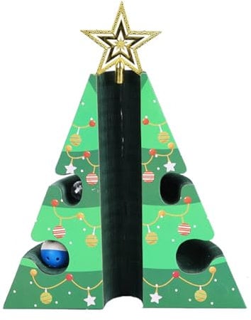 Cat Scratch Pads Foldable Cat Scratching Board Christmas Tree Pet Presents Cat Scratcher Bed for Interestingly Christmas Pet Presents(#1)