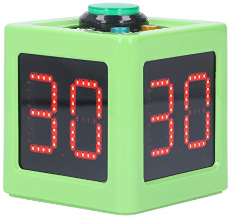 Würfel Timer von Pieces, Countdown Stoppuhr für Private Poker Schach Casinos, Trainings Timer und Spiel Timer für Zeitmanagement, Würfel Timer Zum Lernen, Kochen (GREEN)