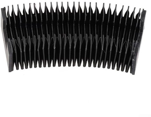 Gbtdoface CNC-Maschinenschutz-Staubtuch, HGR20 Faltenbalg, lineare Führungsschiene, CNC-Staubschutztuch, gestreckte Länge (gedehnte Länge 400 mm)