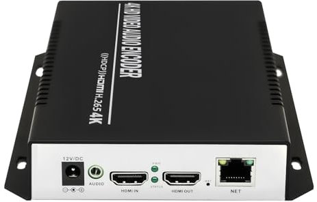 ORIVISION 4K HDMI H265/264/MJPEG HEVC Encoder, Encoder mit HDMI Loopout, Encoder Unterstützung HTTP RTSP RTMP RTMPS SRT FLV Multicast Video Encoder für Facebook YouTube Live (EH401 Upgrade)