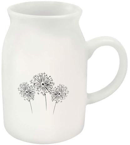Azeeda 300ml 'Dandelion Clocks' Ceramic Milk Jug (MJ00015966)