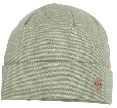 maximo GOTS Baby-Beanie, Umschlagrand Microringel, Jersey, UV 50 Made in Germany Baumwolljersey
