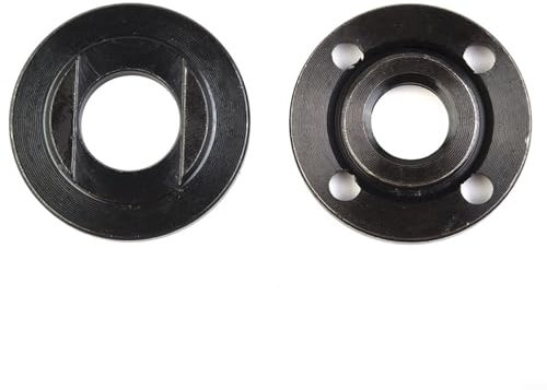 Sandyseptember Juego de tuercas de brida para amoladora angular de rosca M14, herramientas de amoladora angular, tuerca de liberación para amoladora angular, kit de accesorios de amoladora de metal de