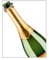 Edible print Champagne bottle Cake topper decoration on premium icing paper up to A4 height - uncut (5)