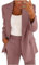 Tailleur Donna Eleganti Pantaloni e Giacca da Cerimonia Curvy Blazer a Maniche Lunghe Due Pezzi Elegante Suit Ufficio e Lavoro